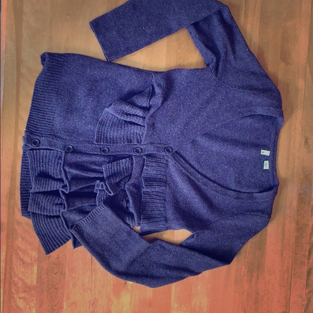 Anthropologie purple sweater by Moth